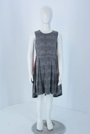 Φόρεμα χειμερίνο καρό αμάνικο κωδ. 139226331