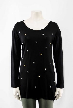 Blouse with studs in A line code 8621