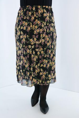 Floral georgette skirt code F9085GU