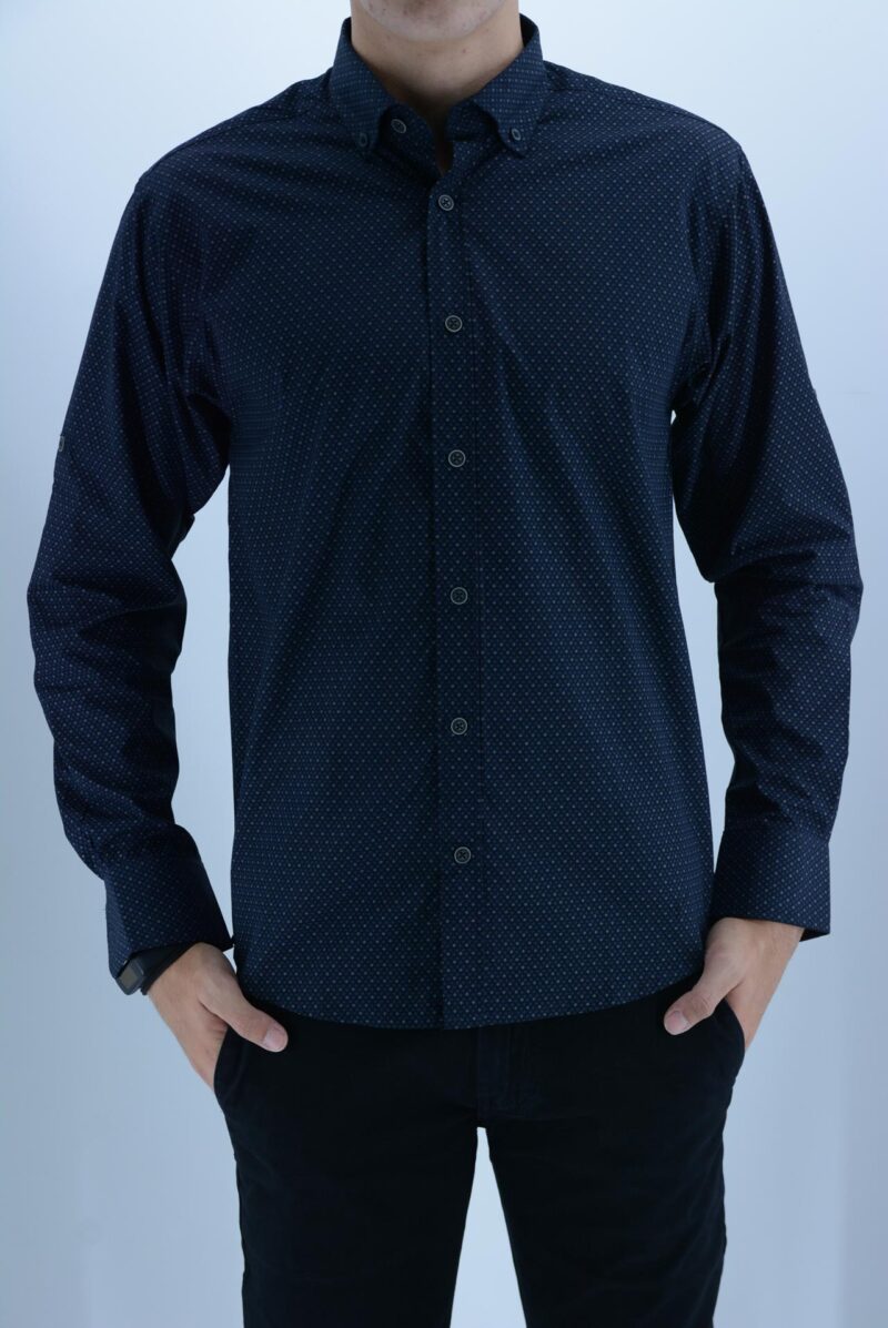 Shirt male with pattern code G2211