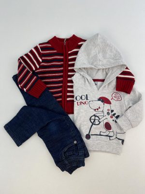 Triple set with cardigan code RP-F1056