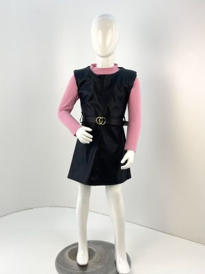 Leatherette dress set code 1812