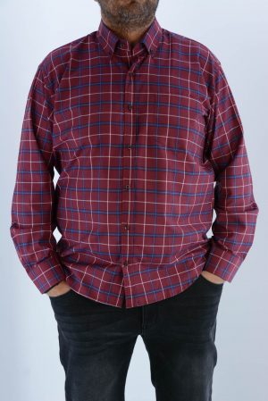 Shirt male checkered code 311018-C21