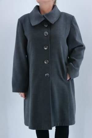 Monochrome semi coat with collar code 3605404019