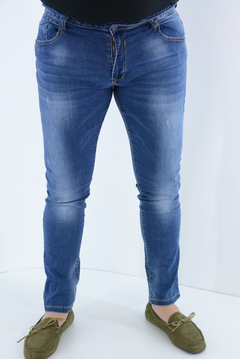 Denim jeans male elastic code DS205 front view