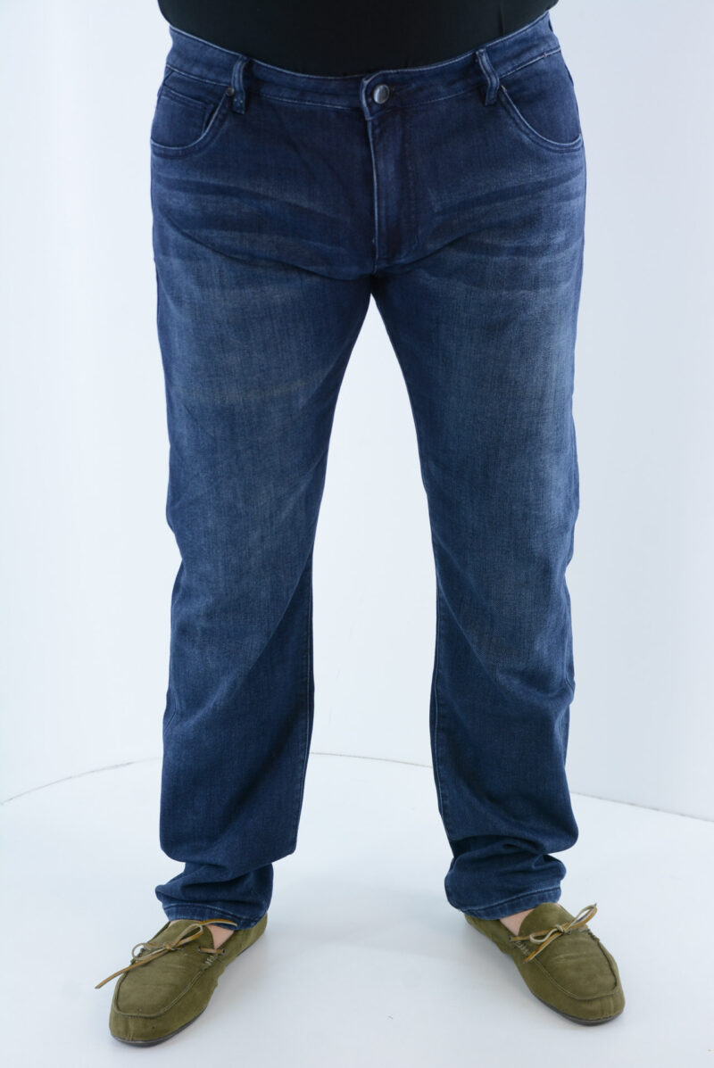 Jeans pants male with lining code DS889 front view