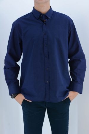 Shirt male with buttons on the collar code SK200L