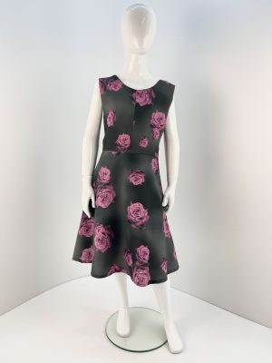 Φόρεμα φλοράλ αμάνικο κωδ. W185620