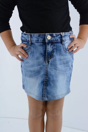 Denim skirt faded code YX-1765