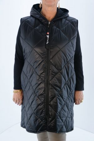 Women's sleeveless oversize jacket 60359