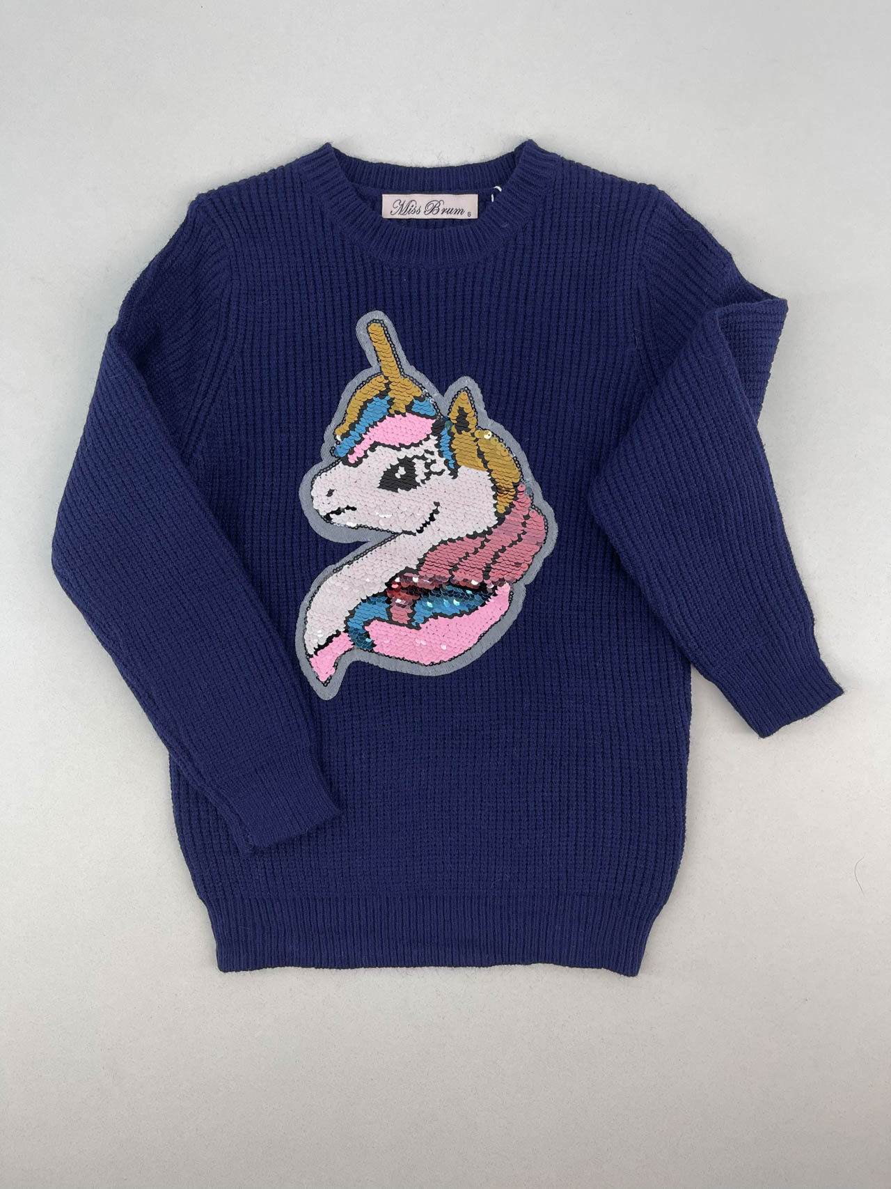 Unicorn knitted blouse girl code A185