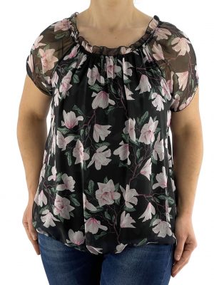 Floral blouse with ruffles code 92835