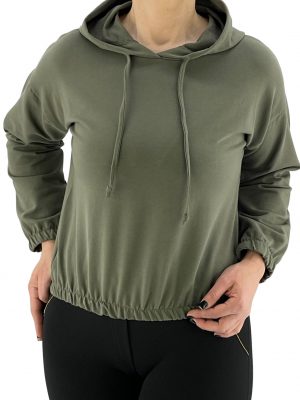Hooded sweatshirt blouse code 81625