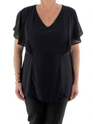 Women's cropped blouse code 03759