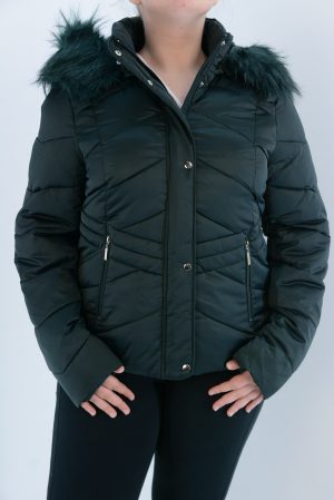 Women's long jacket with elastic belt code C-187