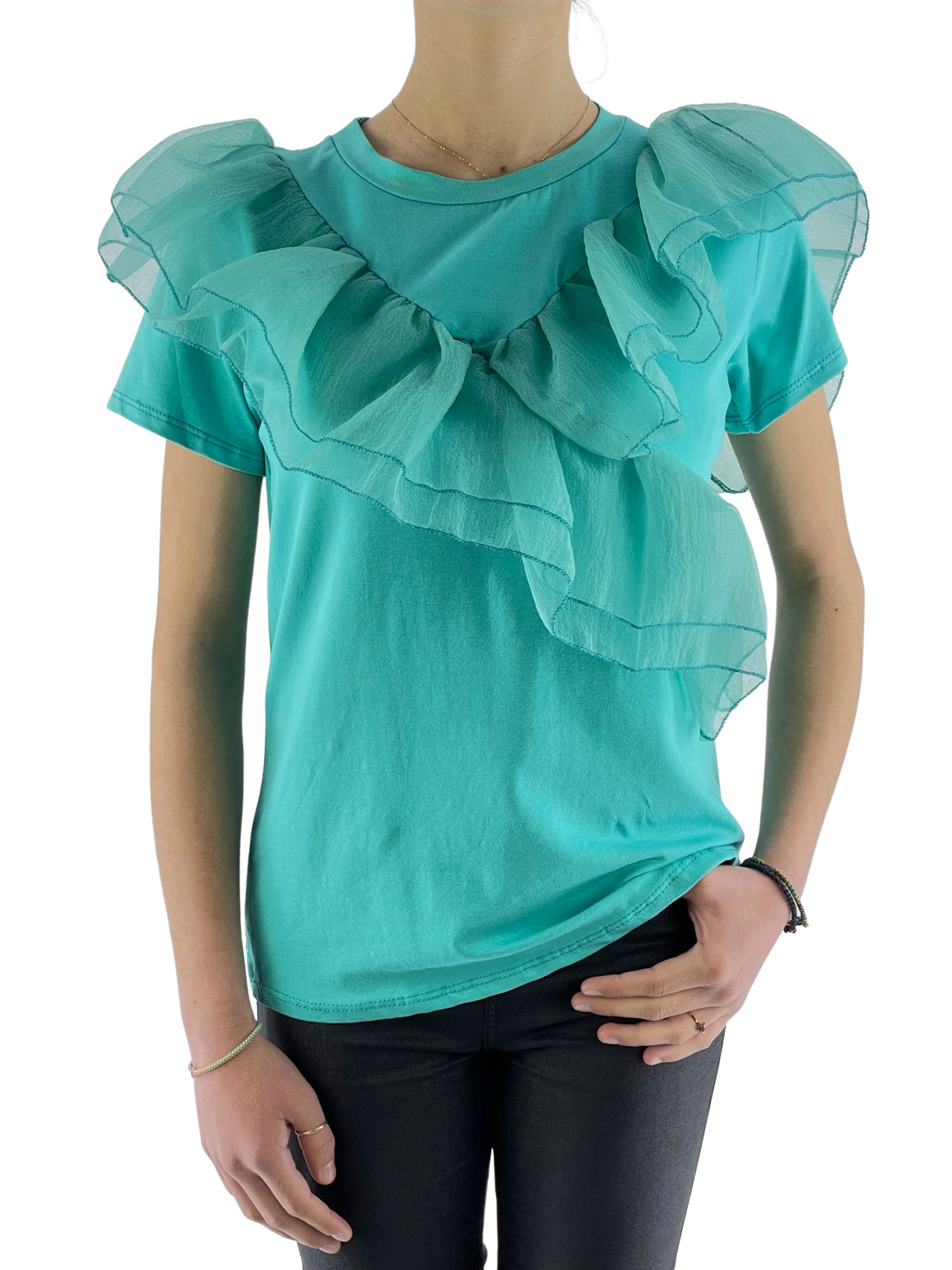 Women's blouse with ruffles code G2158