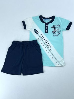 Set boy's blouse-shorts set code 120139
