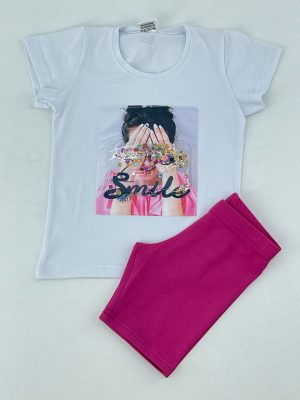 Set girl blouse-pants set code F62915154