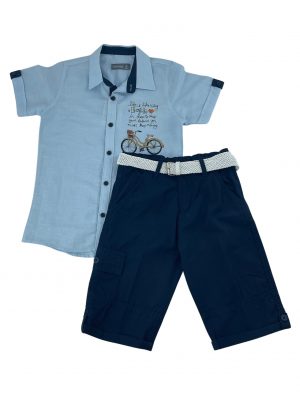 Boy's shirt-shorts set code 16143