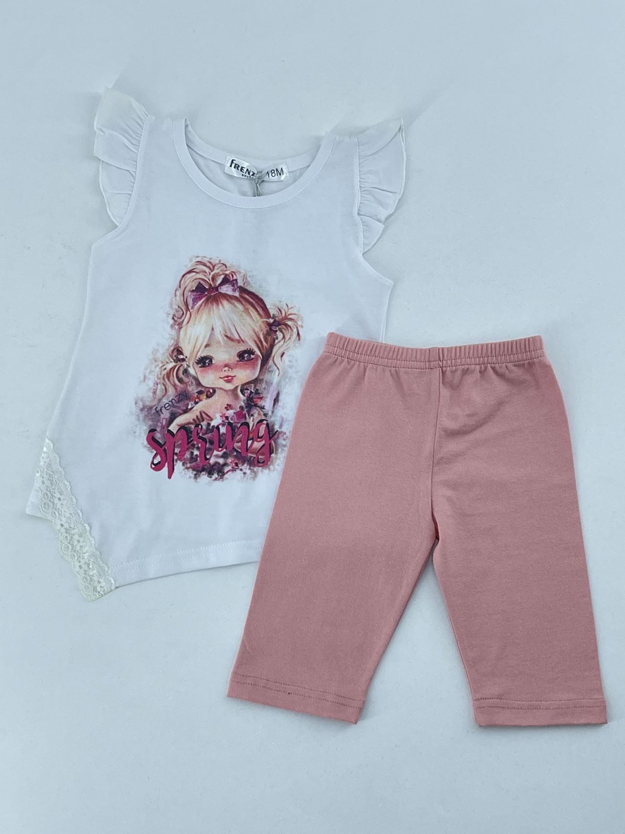 Girl's set baby top-pants set code 61815020
