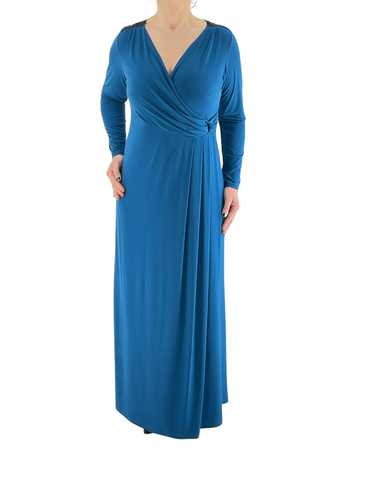 Φόρεμα κρουαζέ-φάκελος κωδ. 8508 μπροστινή όψη