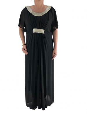 Maxi dress with V necklace code 8795