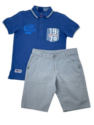 Set boy's blouse-shorts code 1200103