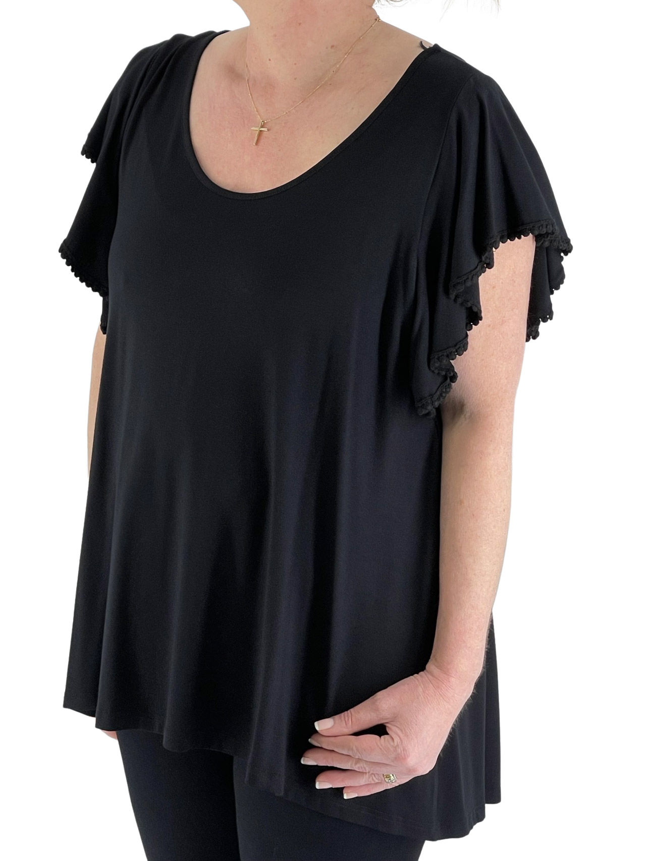 Women's blouse with V on the back code 410411