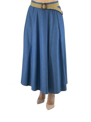 Women's skirt with high skirt with grommets code FY9134
