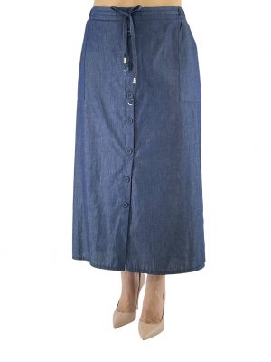 Women's skirt jeans with buttons code FOU6125