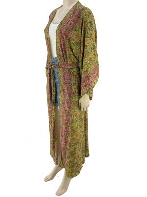 Women's long printed kimono code KH221281