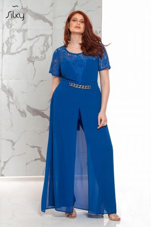 Women's one-piece jumpsuit with lace code 9698