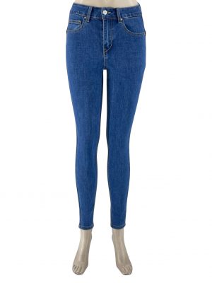 Women's jeans with ruffles on the belt code GJ782