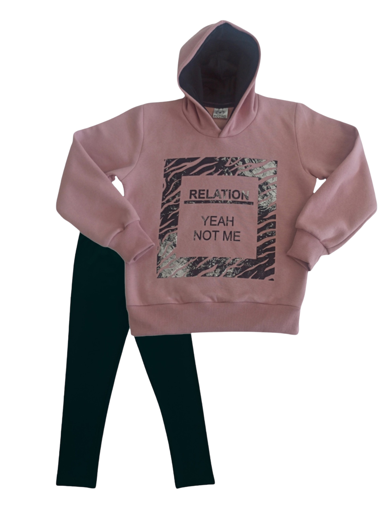 Girl's hoodie and leggings set code 22276