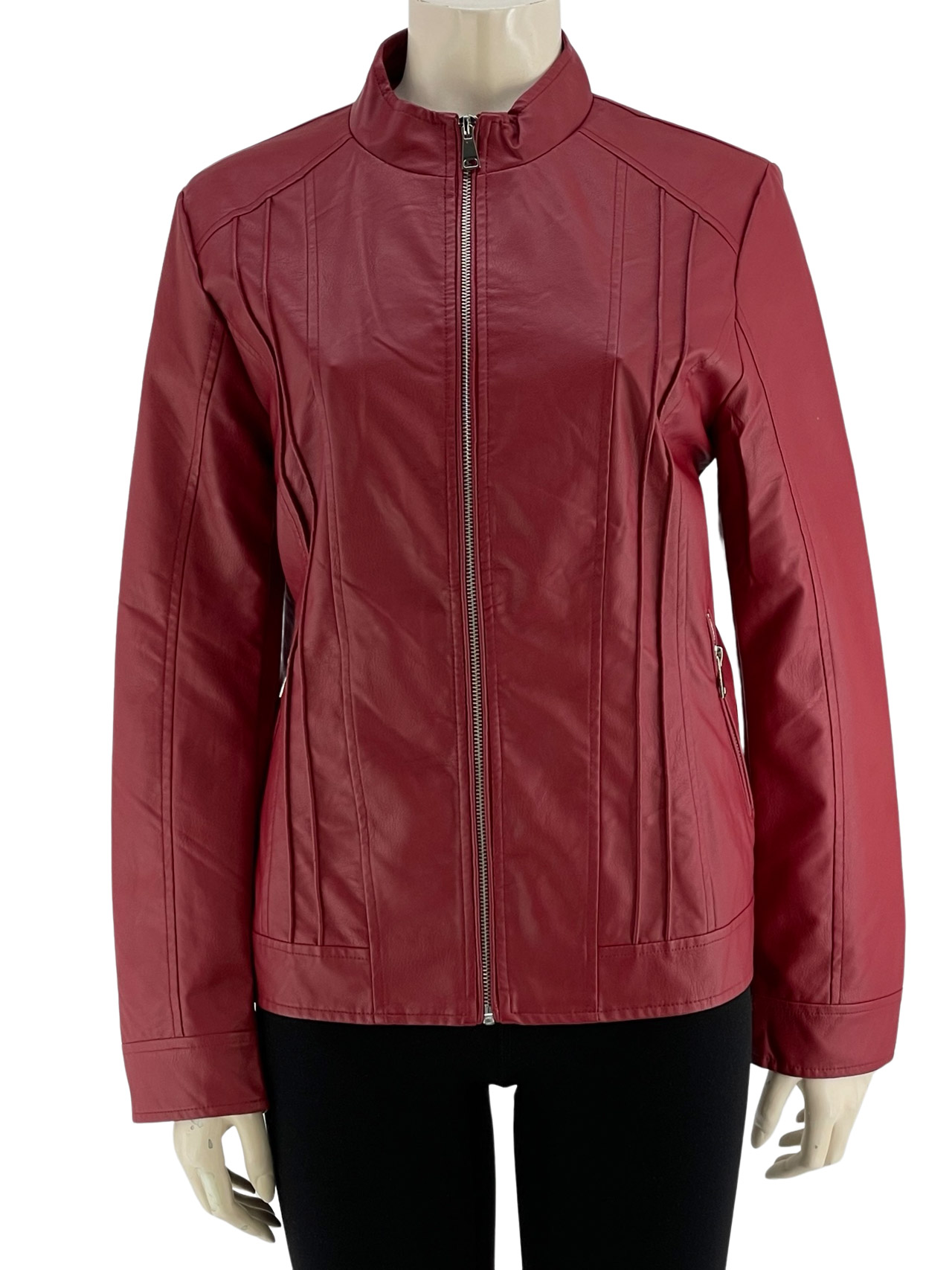 Leatherette jacket female code GP55