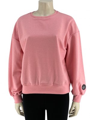Sweatshirt blouse with knitwear code 75121