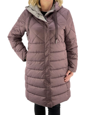Women's long double-sided jacket code TX143