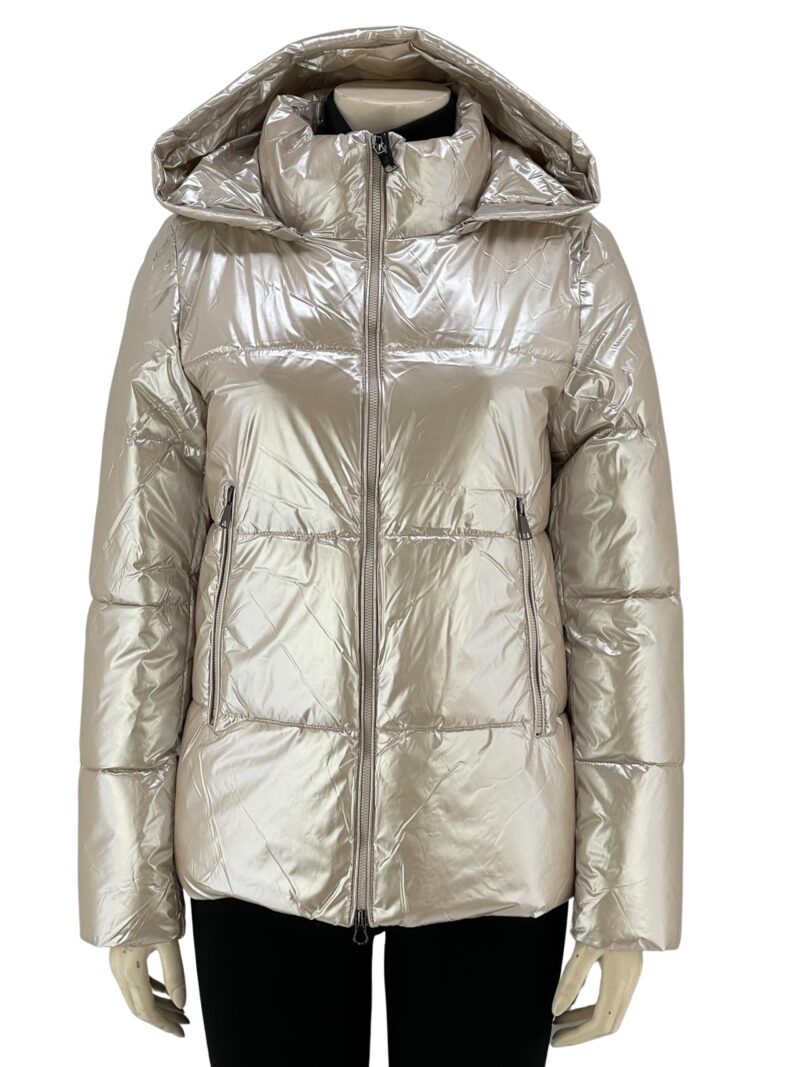 Women's jacket metallic code STD610 front side - beige