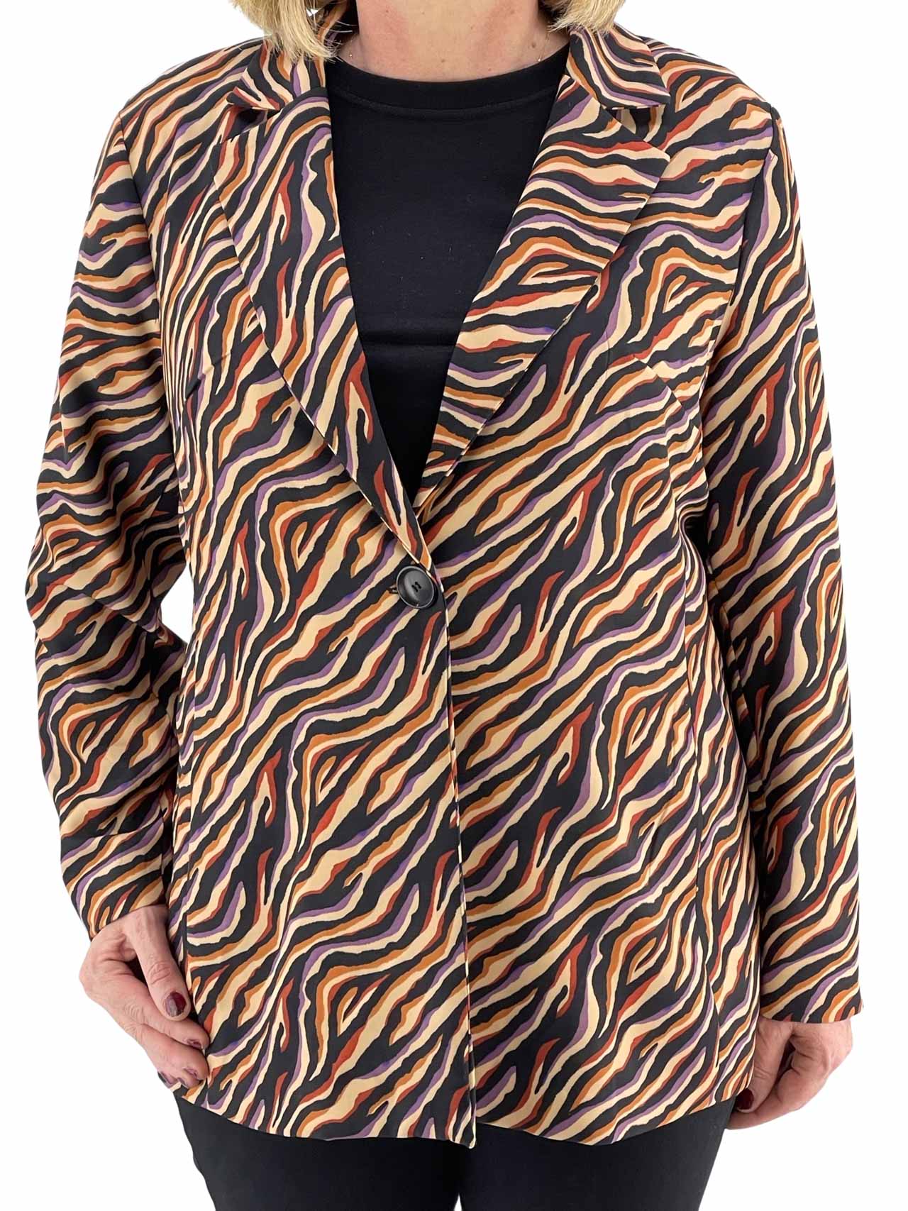 Jacket women's one-button jacket code 2241001