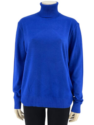 Women's knitted turtleneck blouse code Y2210
