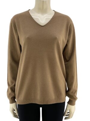 Women's knitted blouse V code Y2202