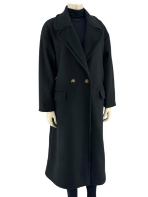 Velour coat with lapel collar code 2260000