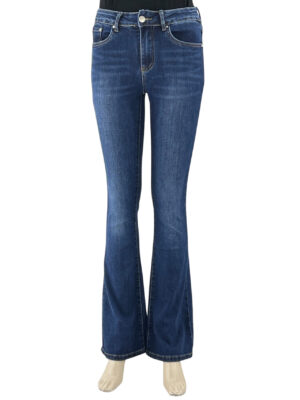 Jeans jeans elastic bell bottom code M7068