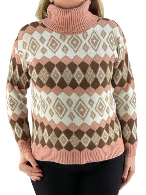 Women's sweater with jacquard design code G6213