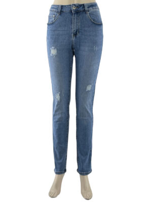 Women's jeans with push-up tears code M8251