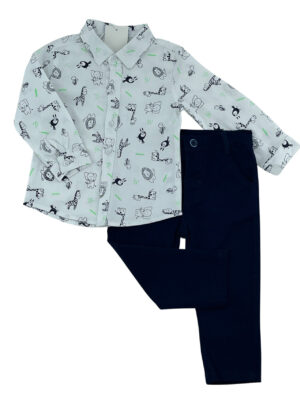 Set of bebe shirt-pants set code H296