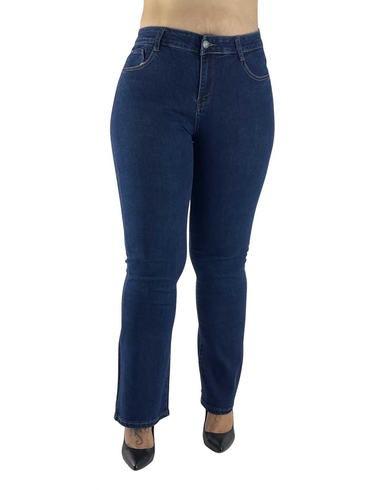 Παντελόνι τζιν γυναικείο ελαστικό κωδ. MG2767 μπροστινή όψη