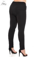 Παντελόνι γυναικείο με λάστιχο και αγκράφα κωδ. 9645 πλαϊνή όψη