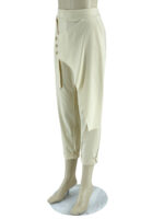 Παντελόνι ψηλόμεσο φάκελος με λάστιχο κωδ. 33439 πλαϊνή όψη- πάγου