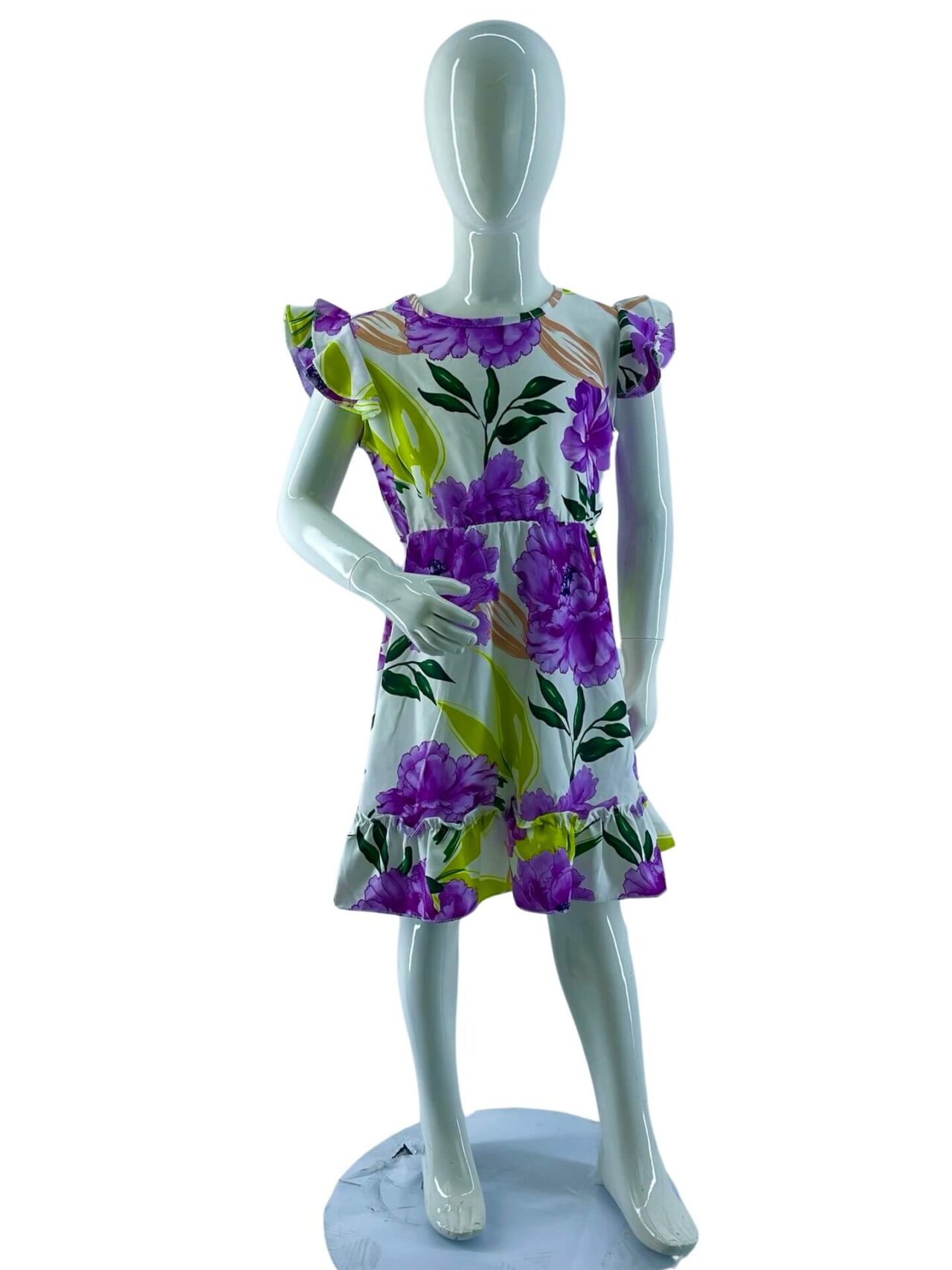 Φόρεμα φλοράλ με δέσιμο στην πλάτη